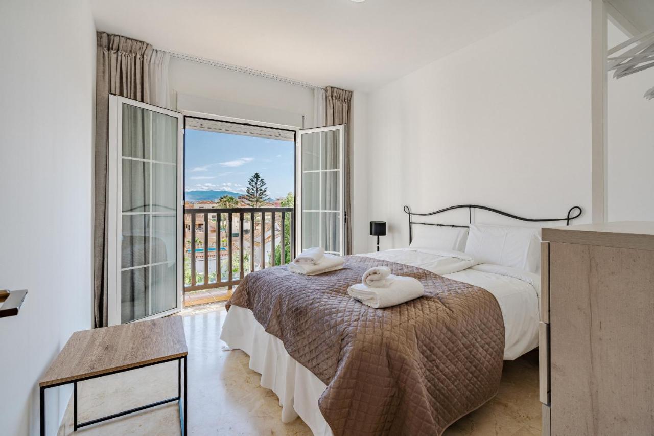 11 Modern Apt With Sea Views, Two Poolareas, Close To Parks & Beaches Manilva Apartamento Exterior foto